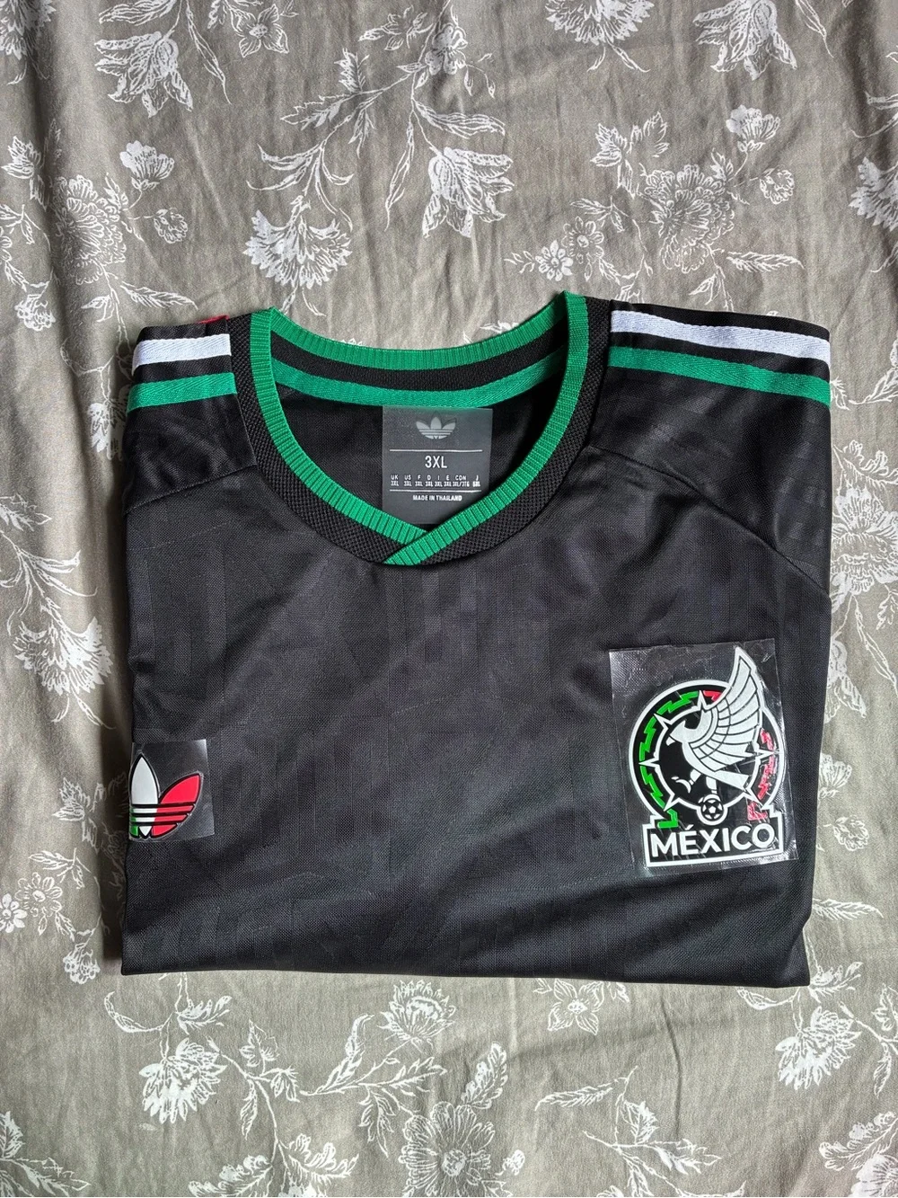 Adidas Black Mexico National Team Soccer Jersey
